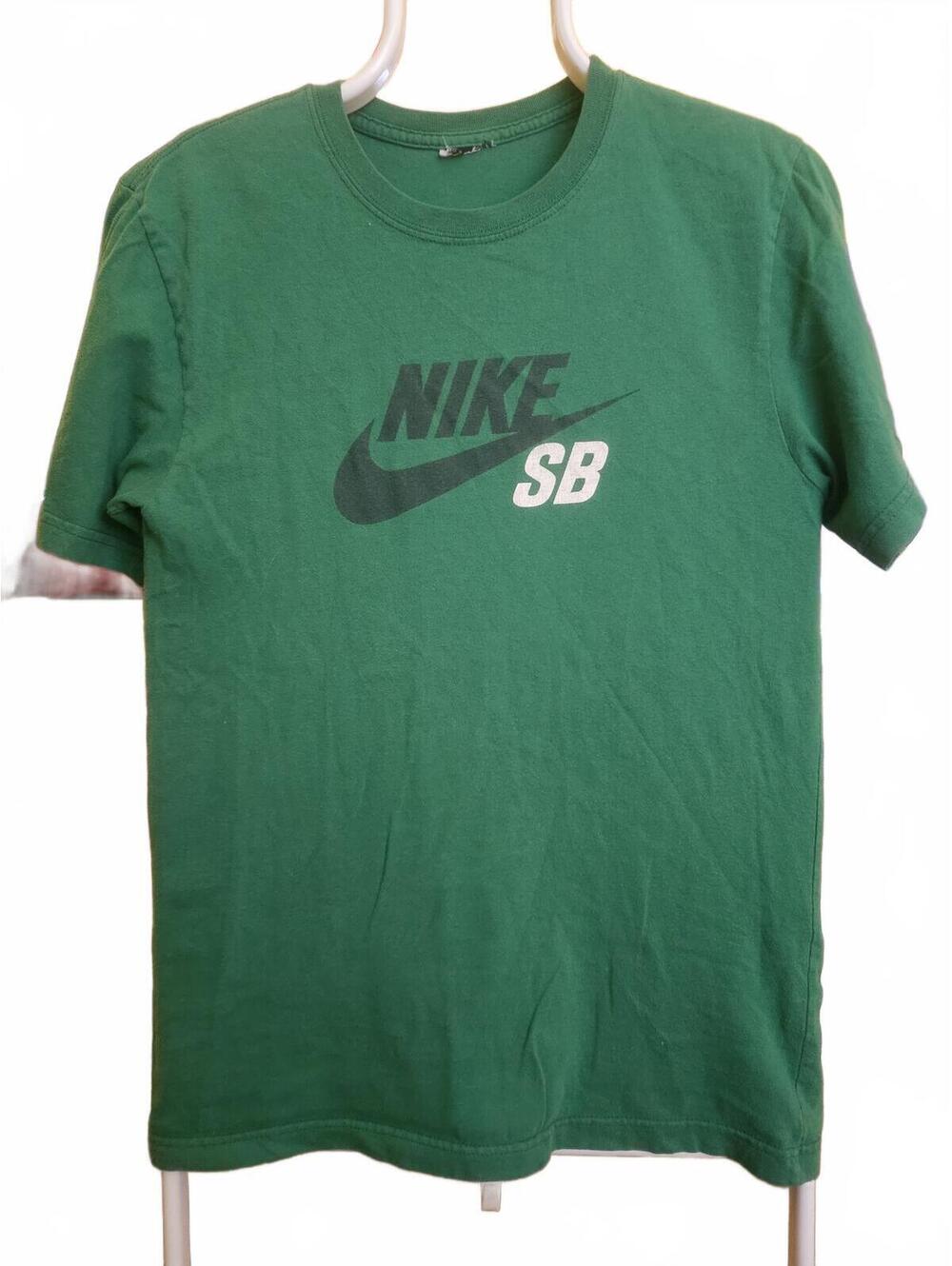Vintage Nike SB Rare Green Colorway Tee Shirt no Tag Swoosh fits Mens S - EUC